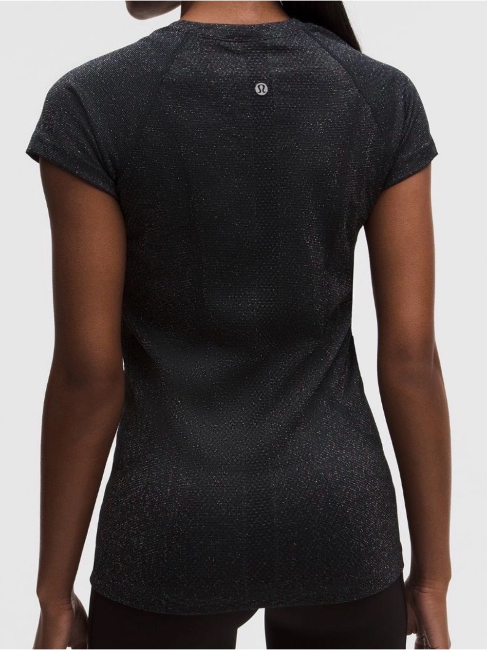 Lululemon Swiftly Tech ~ 4 ~ Black Sparkle - Picture 14 of 15